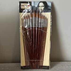 NWOT High-Quality Paint Brush Set - Brown